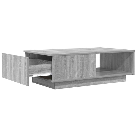 vidaXL Coffee Table Grey Sonoma 95 x 55 x 31 cm Engineered Wood