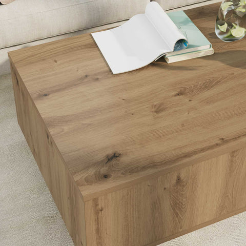 vidaXL Coffee Table Artisan Oak 95 x 55 x 31 cm Engineered Wood