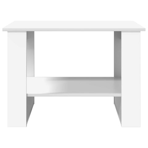 vidaXL Coffee Table White 72 x 50 x 50 cm Engineered Wood
