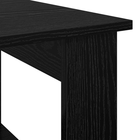 vidaXL Coffee Table Black Oak 72 x 50 x 50 cm Engineered Wood