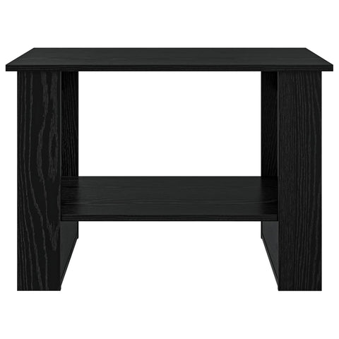 vidaXL Coffee Table Black Oak 72 x 50 x 50 cm Engineered Wood