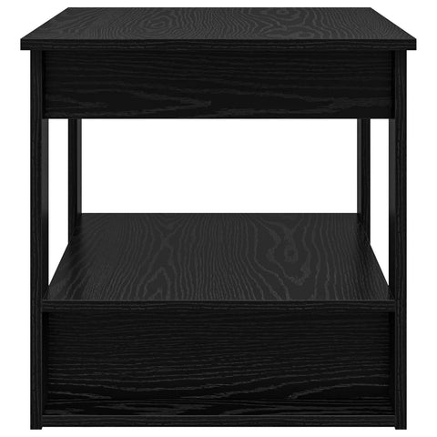 vidaXL Coffee Table Black Oak 72 x 50 x 50 cm Engineered Wood