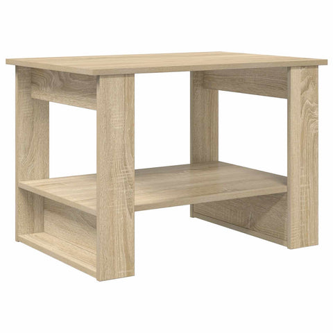vidaXL Coffee Table Sonoma Oak 72 x 50 x 50 cm Engineered Wood