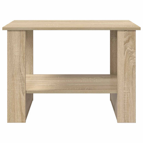 vidaXL Coffee Table Sonoma Oak 72 x 50 x 50 cm Engineered Wood