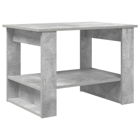 vidaXL Coffee Table Concrete Grey 72 x 50 x 50 cm Engineered Wood
