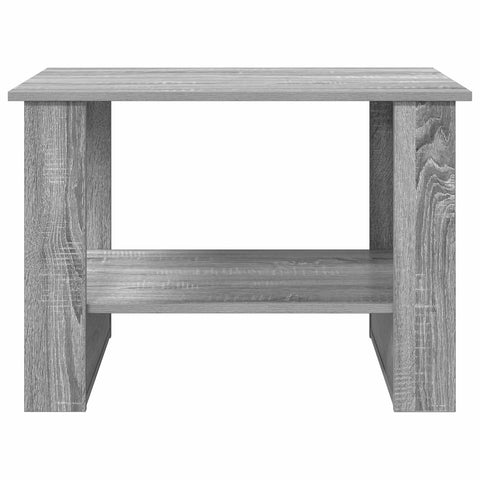 vidaXL Coffee Table Grey Sonoma 72 x 50 x 50 cm Engineered Wood