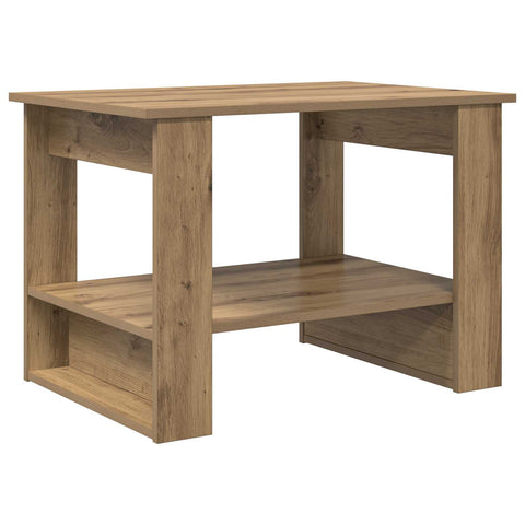 vidaXL Coffee Table Artisan Oak 72 x 50 x 50 cm Engineered Wood