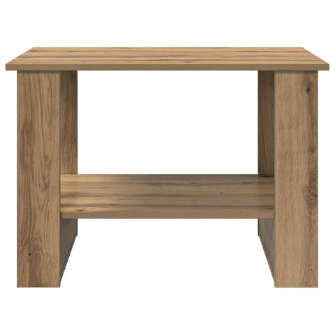 vidaXL Coffee Table Artisan Oak 72 x 50 x 50 cm Engineered Wood