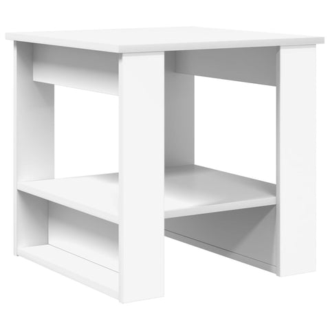 vidaXL Coffee Table White 51 x 50 x 50 cm Engineered Wood