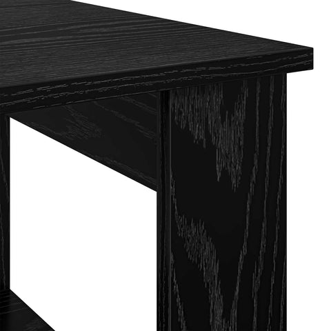 vidaXL Coffee Table Black Oak 51 x 50 x 50 cm Engineered Wood