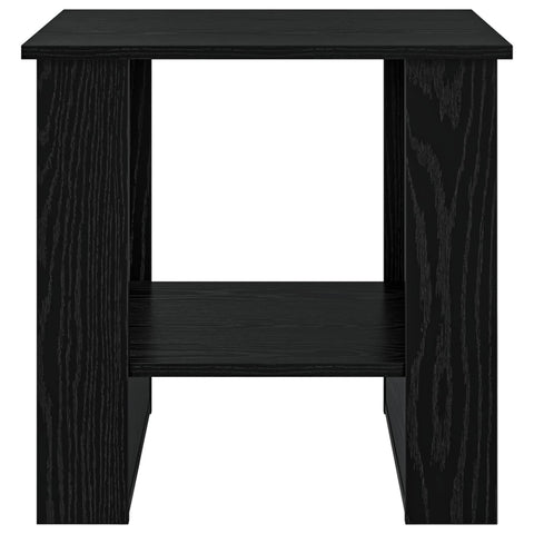 vidaXL Coffee Table Black Oak 51 x 50 x 50 cm Engineered Wood