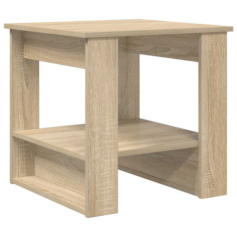 vidaXL Coffee Table Sonoma Oak 51 x 50 x 50 cm Engineered Wood