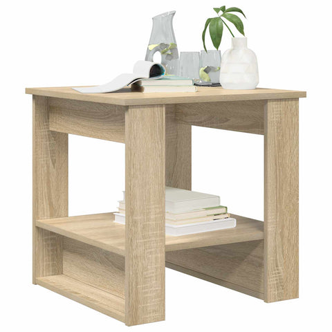 vidaXL Coffee Table Sonoma Oak 51 x 50 x 50 cm Engineered Wood