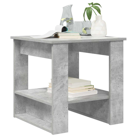 vidaXL Coffee Table Concrete Grey 51 x 50 x 50 cm Engineered Wood
