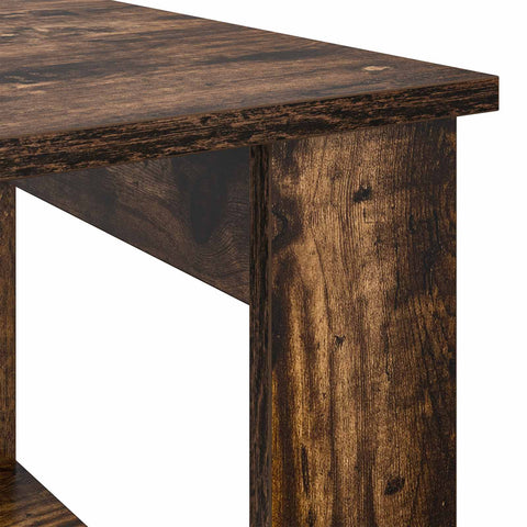 vidaXL Coffee Table Smoked Oak 51 x 50 x 50 cm Engineered Wood
