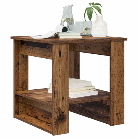 vidaXL Coffee Table Old Wood 51 x 50 x 50 cm Engineered Wood