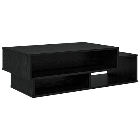 vidaXL Coffee Table Black Oak 105 x 50 x 32.5 cm Engineered Wood