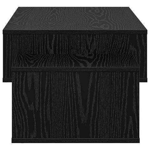 vidaXL Coffee Table Black Oak 105 x 50 x 32.5 cm Engineered Wood