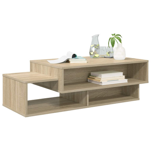 vidaXL Coffee Table Sonoma Oak 105 x 50 x 32.5 cm Engineered Wood