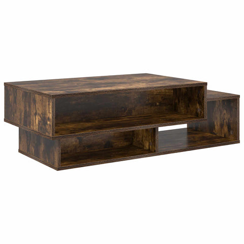 vidaXL Coffee Table Smoked Oak 105 x 50 x 32.5 cm Engineered Wood