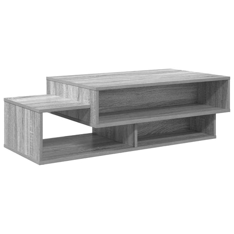 vidaXL Coffee Table Grey Sonoma 105 x 50 x 32.5 cm Engineered Wood