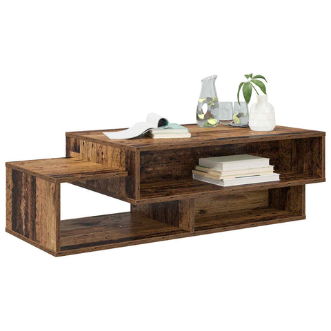 vidaXL Coffee Table Old Wood 105 x 50 x 32.5 cm Engineered Wood
