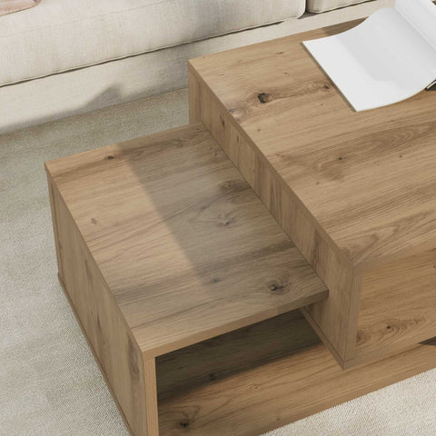 vidaXL Coffee Table Artisan Oak 105 x 50 x 32.5 cm Engineered Wood
