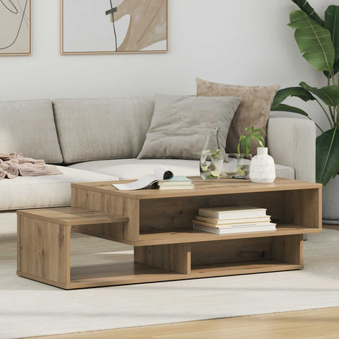 vidaXL Coffee Table Artisan Oak 105 x 50 x 32.5 cm Engineered Wood