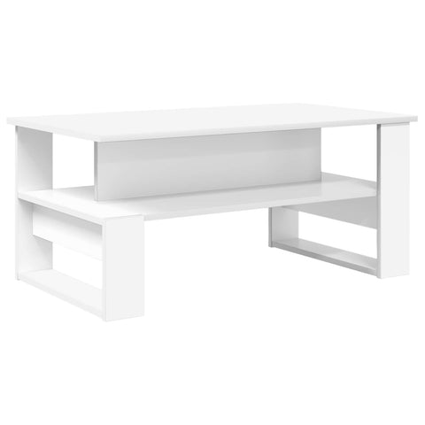 vidaXL Coffee Table White 90 x 50 x 40 cm Engineered Wood