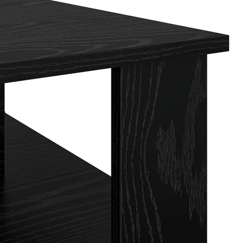 vidaXL Coffee Table Black Oak 90 x 50 x 40 cm Engineered Wood