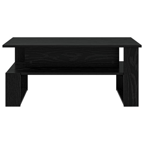 vidaXL Coffee Table Black Oak 90 x 50 x 40 cm Engineered Wood