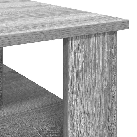 vidaXL Coffee Table Grey Sonoma 90 x 50 x 40 cm Engineered Wood