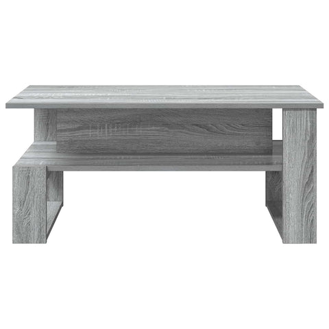 vidaXL Coffee Table Grey Sonoma 90 x 50 x 40 cm Engineered Wood