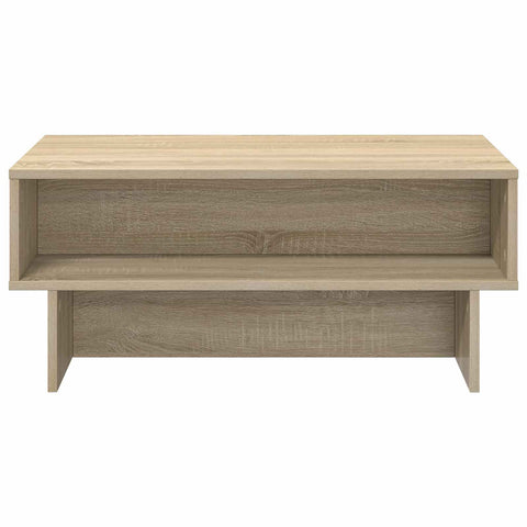 vidaXL Coffee Table Sonoma Oak 80 x 46 x 35 cm Engineered Wood