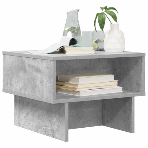 vidaXL Coffee Table Concrete Grey 48 x 46 x 35 cm Engineered Wood