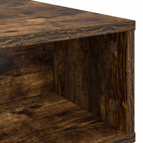 vidaXL Coffee Table Smoked Oak 48 x 46 x 35 cm Engineered Wood