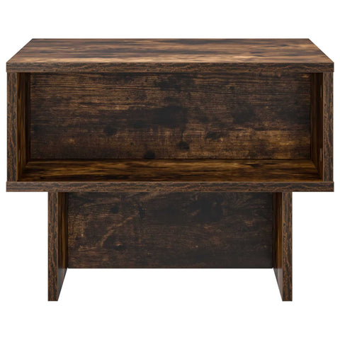 vidaXL Coffee Table Smoked Oak 48 x 46 x 35 cm Engineered Wood