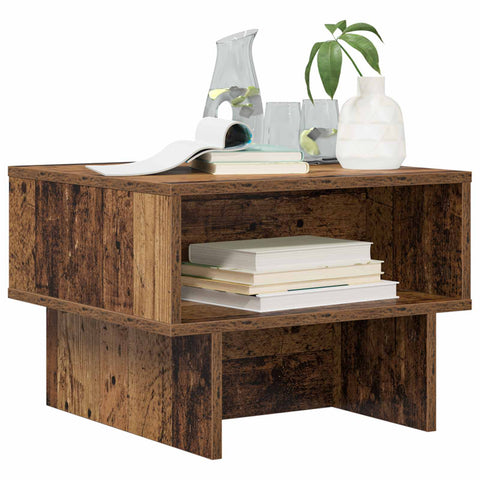 vidaXL Coffee Table Old Wood 48 x 46 x 35 cm Engineered Wood