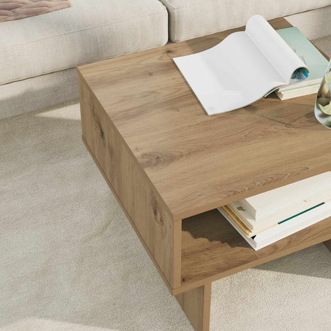 vidaXL Coffee Table Artisan Oak 48 x 46 x 35 cm Engineered Wood