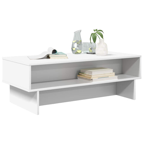 vidaXL Coffee Table White 100 x 46 x 35 cm Engineered Wood