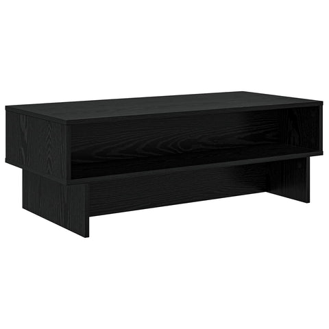 vidaXL Coffee Table Black Oak 100 x 46 x 35 cm Engineered Wood