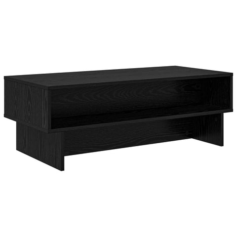 vidaXL Coffee Table Black Oak 100 x 46 x 35 cm Engineered Wood