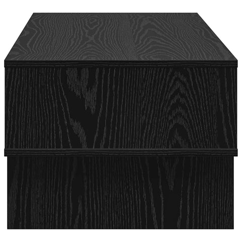 vidaXL Coffee Table Black Oak 100 x 46 x 35 cm Engineered Wood