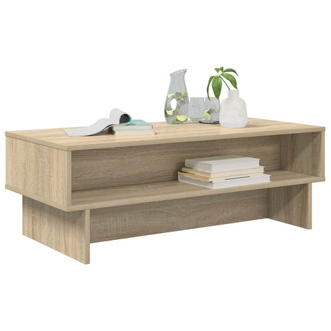 vidaXL Coffee Table Sonoma Oak 100 x 46 x 35 cm Engineered Wood