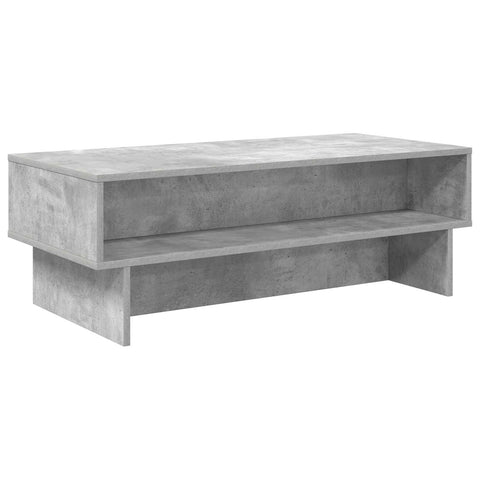 vidaXL Coffee Table Concrete Grey 100 x 46 x 35 cm Engineered Wood