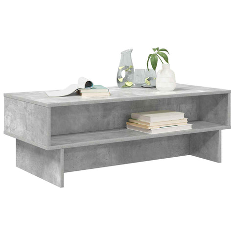 vidaXL Coffee Table Concrete Grey 100 x 46 x 35 cm Engineered Wood