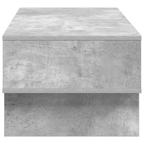 vidaXL Coffee Table Concrete Grey 100 x 46 x 35 cm Engineered Wood