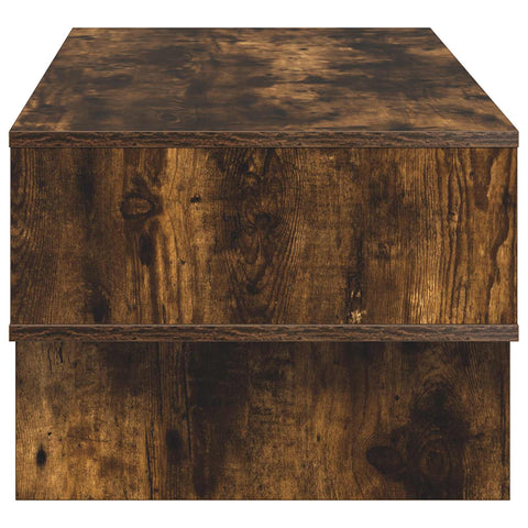 vidaXL Coffee Table Smoked Oak 100 x 46 x 35 cm Engineered Wood