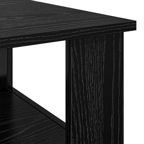 vidaXL Coffee Table Black Oak 57 x 55 x 45 cm Engineered Wood