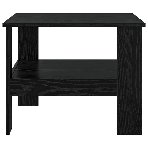 vidaXL Coffee Table Black Oak 57 x 55 x 45 cm Engineered Wood